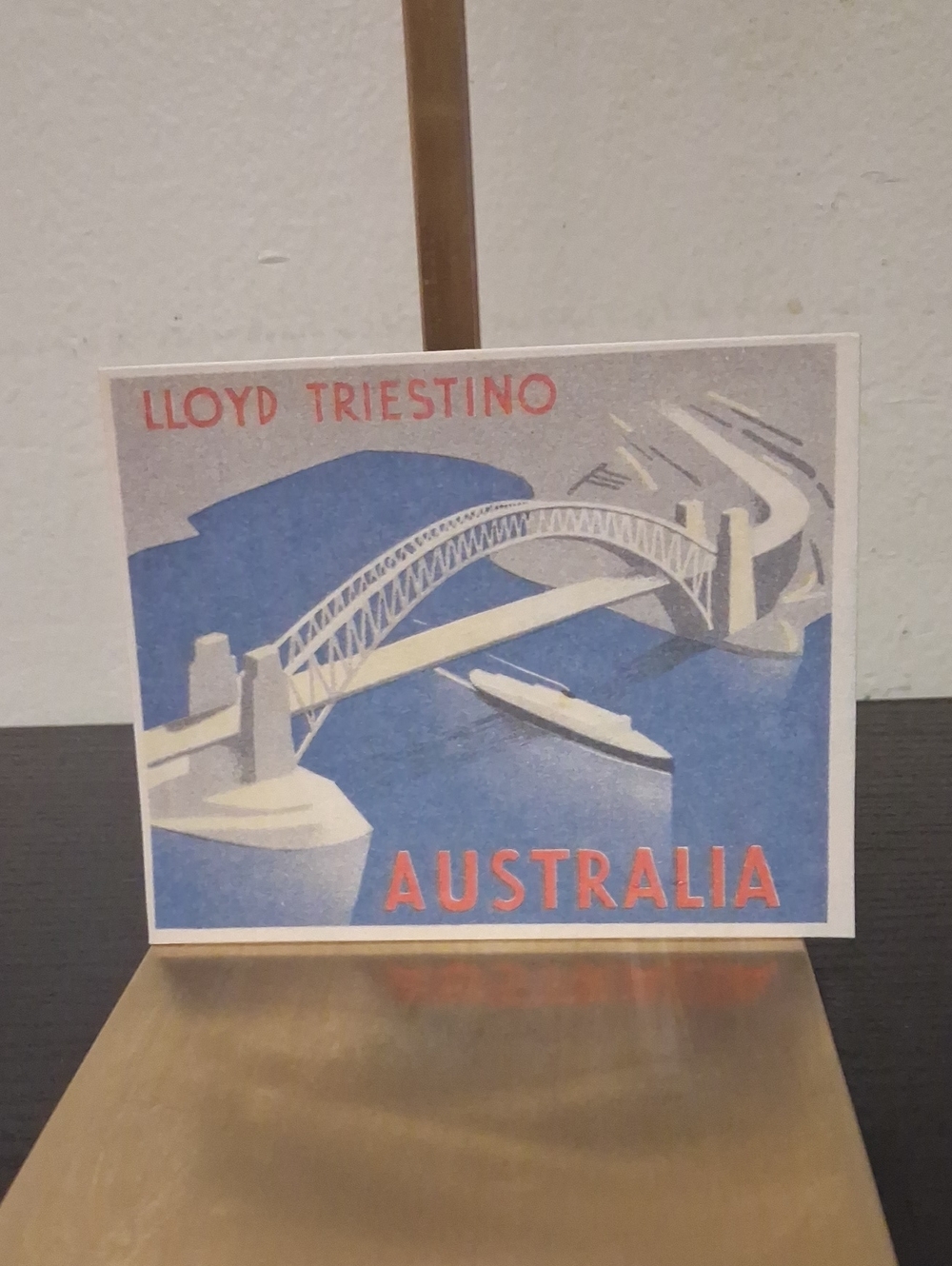 Louis Vuitton cream and brown printed card text